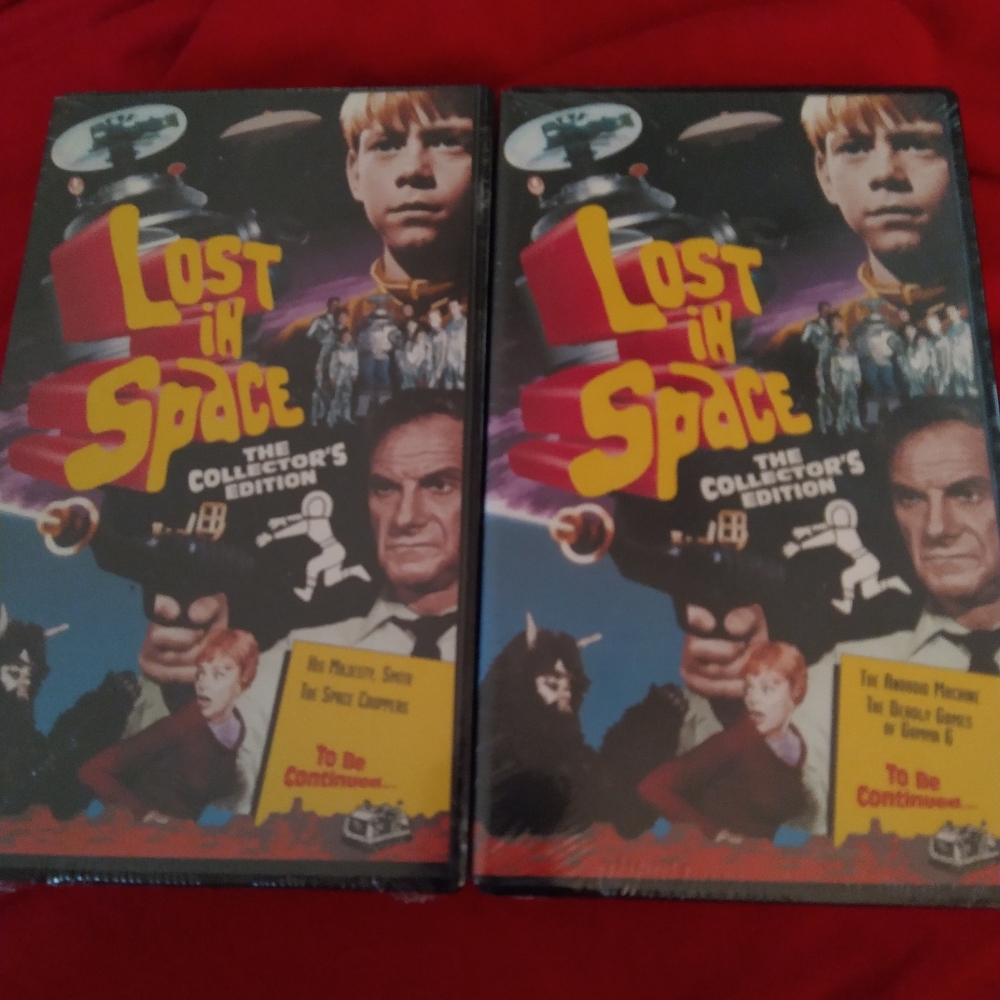 Rare Sealed Lost in Space 2 VHS Tapes, New